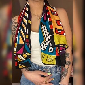 Vintage Silk Bob Mackie Scarf